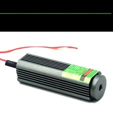 Waterproof DC5V 532nm 50mW Green Line Beam Laser Diode Module w Glass Lens