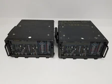 Lot of 2 TTC T-Berd 310 Communications Analyzer Parts (Powers on, Missing Lid)