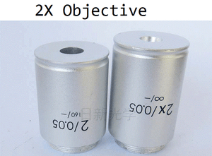 2X-Achromatic-Infinity-Objective-Lens-for-195-Biological-Microscope