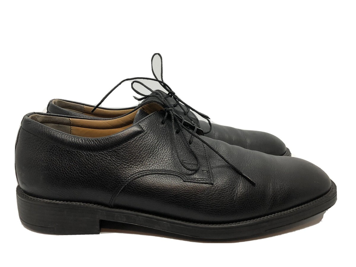 Salvatore Ferragamo black Italian leather lace up Oxfords size 9.5 D EUC Salvatore Ferragamo Black Calfskin Lace-Up Oxfords Size 9.5 US main image 4