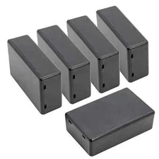 5 Pieces Plastic Project Box Es Junction Case For Electronic Project Black 3.15