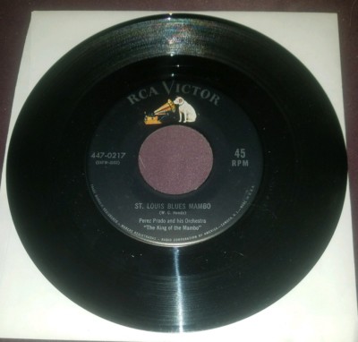 Perez Prado 45 St Louis Blues Mambo / Cherry Pink and Apple Blossom White exc