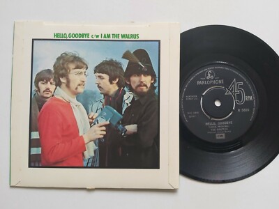 BEATLES HELLO GOODBYE / I AM THE WALRUS  1970's  7'' VINYL 