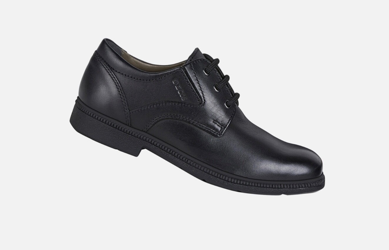 Geox J Federico Oxford Boys Leather Shoes Lace Up size 41