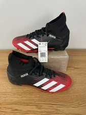 Adidas Predator 20.3 FG Youth Soccer Cleats Red/Black