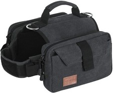 Dog Backpack, Dog Hiking Backpack, Hound Saddle Bag for Medium  Large Black M