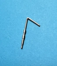 GI Joe LT FALCON v4  replacement Antenna 3d printed part  Chrome painted