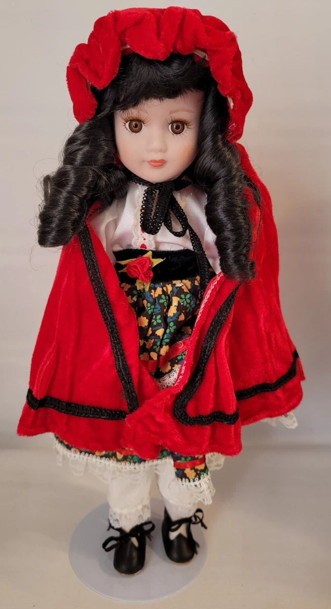 Little red riding hood porcelain doll sale