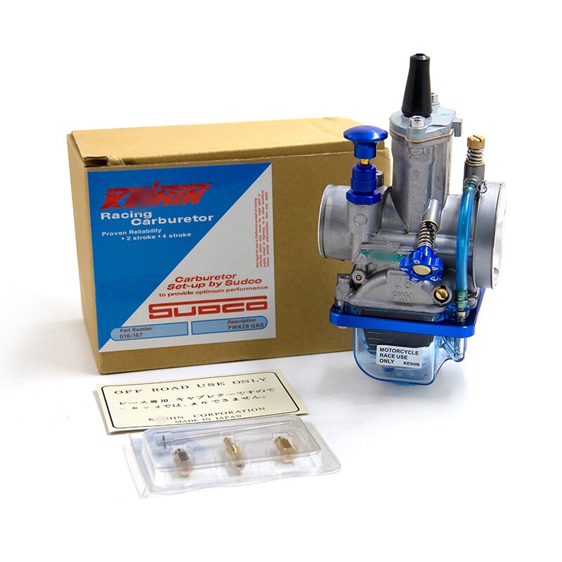 Carburatore PWM 38mm Per Moto, Kart E ATV | Keihin Compatibile | Per 250-350cc 2/4 Tempi | Lega Alluminio | Starter Incluso