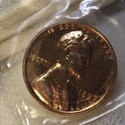 1957 PROOF RED Lincoln Wheat Cent Looks Great Still in Plastic A