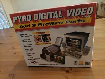 Pyro Digital Video 1394DV: Create Exciting Videos in Just Minutes - Sealed! New