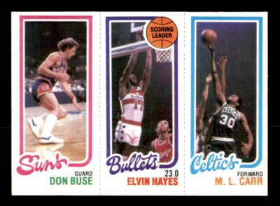 1980 Topps Basketball #32 Buse Hayes Carr NM *e14
