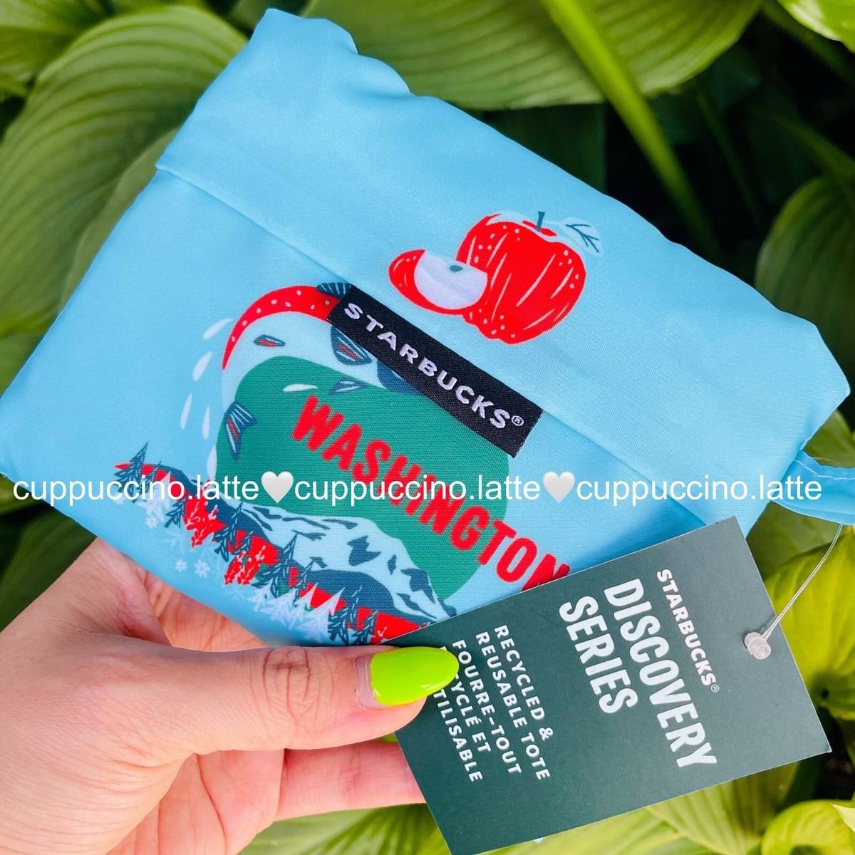 NWT Starbucks 2024 'Washington' Discovery Series Graphic Reusable