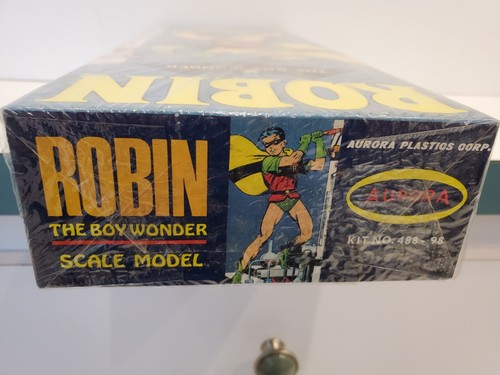 AURORA 1966 ROBIN The Boy Wonder ORIGINAL MODEL Mint in Box Kit 488-98 - Picture 5 of 6