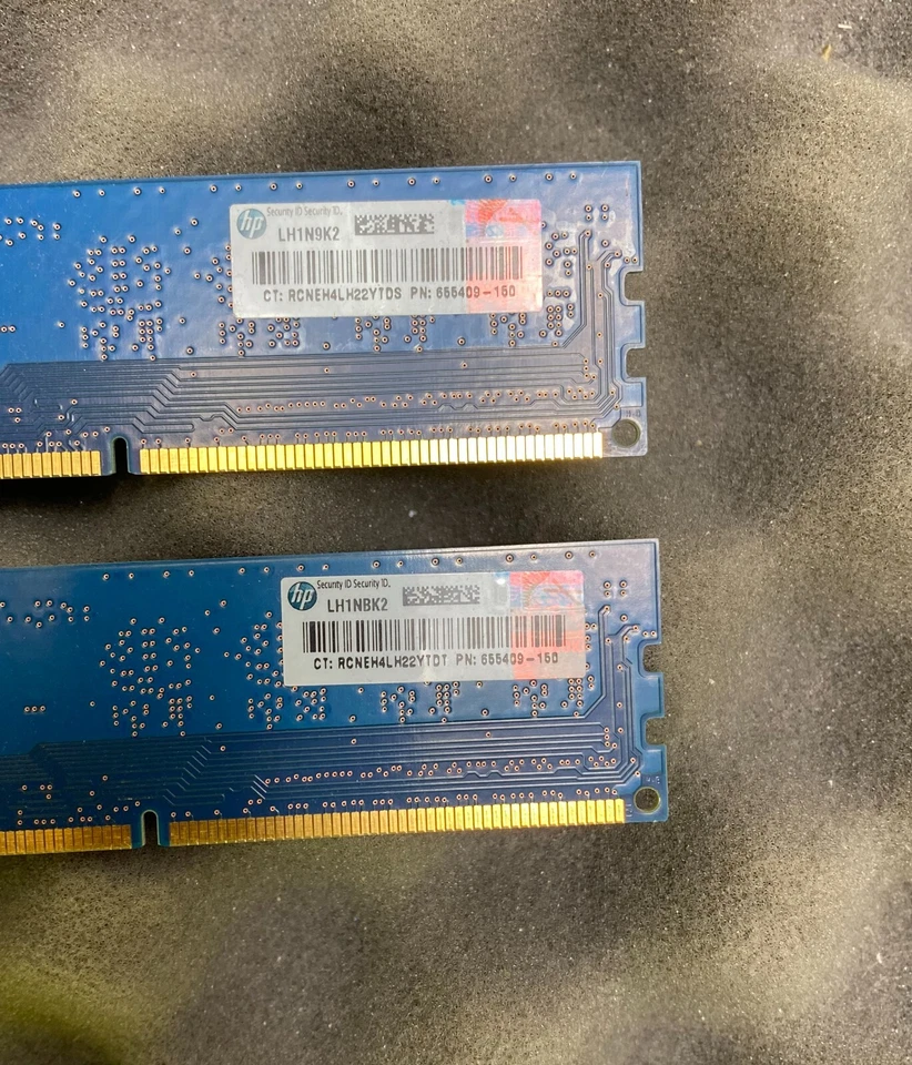 4GB Kit (2 x 2GB) Hynix HP 655409-150 PC3-12800U 1600MHz DDR3 Computer Memory - Image 4 of 4