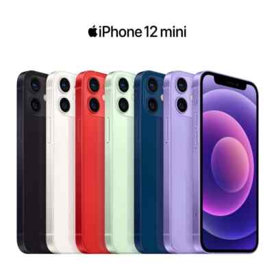 BRAND NEW IN BOX Apple iPhone 12 Mini 64/128/256G A2176 USA UNLOCKED Smartphone