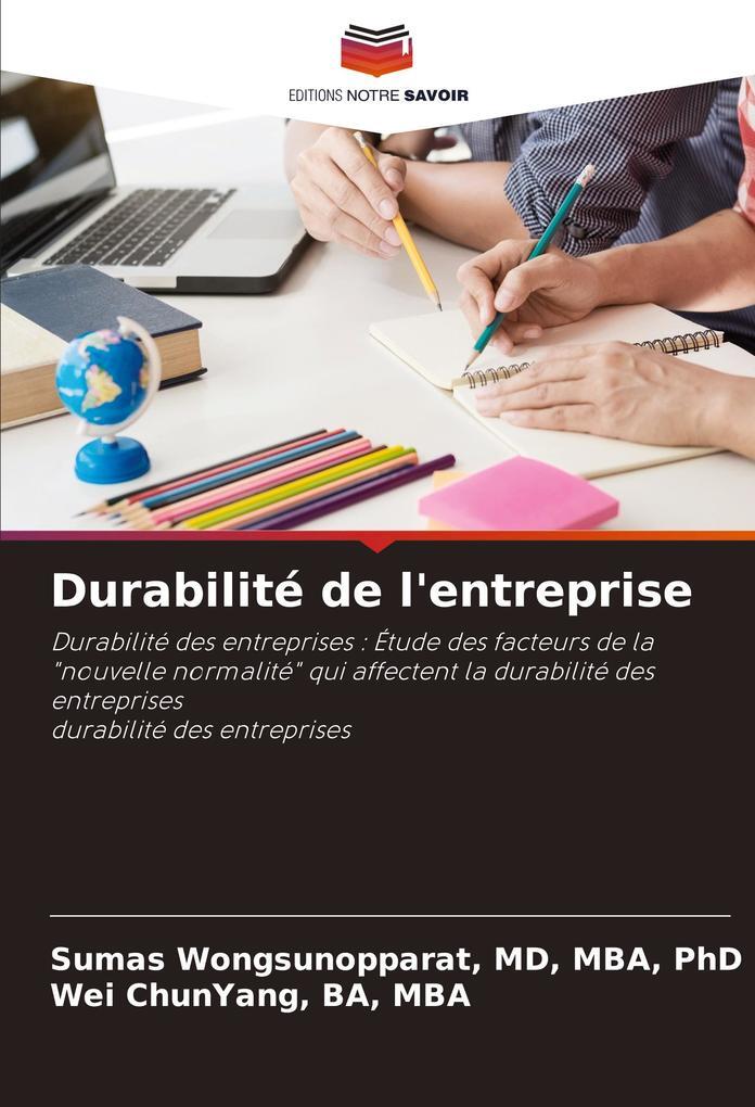 Thumbnail - Durabilité De L'entreprise | Md Wongsunopparat, Ba Chunyang | 2021 |