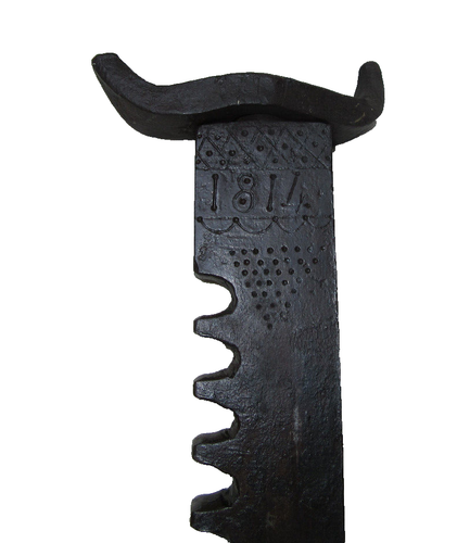 Antique 19th Century Conestoga Wagon Jack Dated 1814, Museum Quality. - Picture 2 of 22