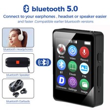 Portable Bluetooth HiFi MP3 Player Media FM Radio Audio Recorder Music With USB