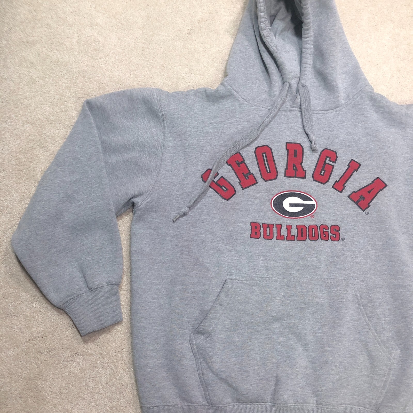 Georgia Bulldogs Hoodie Sweatshirt Men Large Gray Embroidered Colosseum  Athletic | eBay