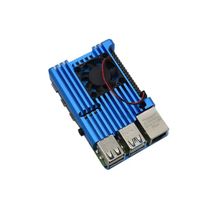 Armor Gehäuse mit Lüfter für Raspberry Pi 4 - verschiedene Farben - Bild 3 von 4