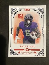 2022 Onyx Vintage College Football Zach Evans Base ARC Ole Miss Rebels