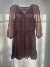 NWOT-Women's Madewell Geometric Print Dress. Edit Size 0.