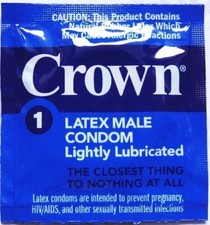 Okamoto Crown Thin Latex Condoms 100 Count -Expiration Date 01-2029