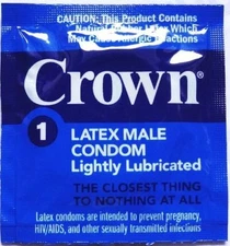 Okamoto Crown Thin Latex Condoms 100 Count  -Expiration Date 01-2029