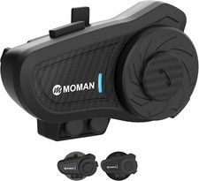 Moman H2Pro Helmet Intercom Headset Noise Cancellation Music Share Motorcycle