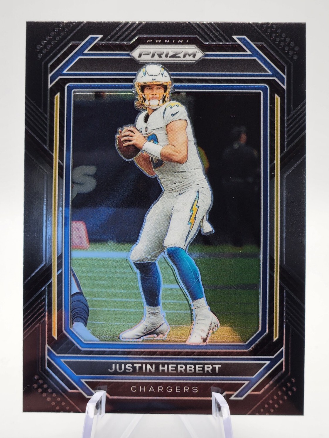 2022 Panini Chronicles JUSTIN HERBERT #PB-5  Prizm Black  MINT!