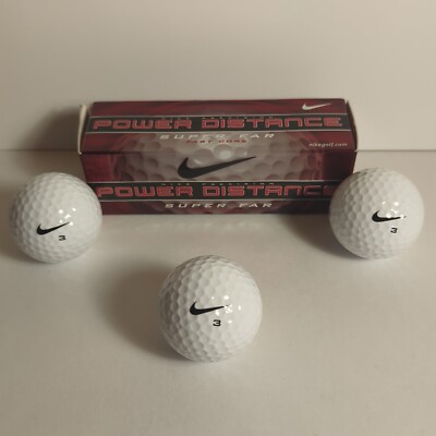 NIKE Precision Power Distance Super Far Fast Core Golf Balls Sleeve BALLS 