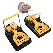 2Pack 14cm Long Rat Traps That Kill Instantly Big Rodent Trap Catcher Rat Killer