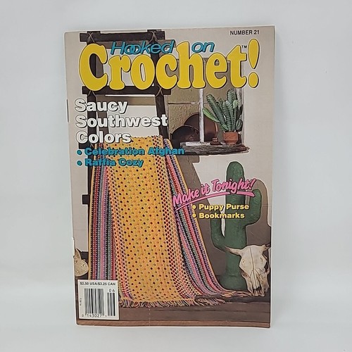 Hooked on Crochet! Magazine May June 1990 Number 21 Crafting - Picture 1 of 4
