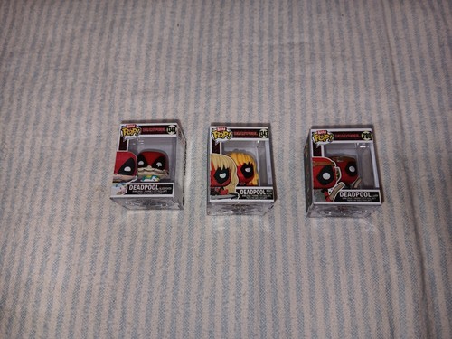 MINI Funko Bitty Pop 2024! Deadpool lotto di 3