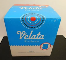 NEW IN BOX Velata Fun Fondue Blue COLOR Fondue Warmer by Scentsy