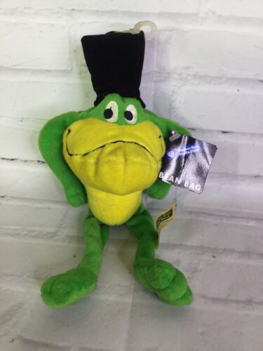 VTG Warner Bros Studio Store MJ Michigan Jose Frog Bean Bag Stuffed Plush 1998 - Picture 1 of 7