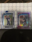 2024 Panini Donruss Optic Drake Maye #229 Rated Rookie Pink Prizm + Base RC
