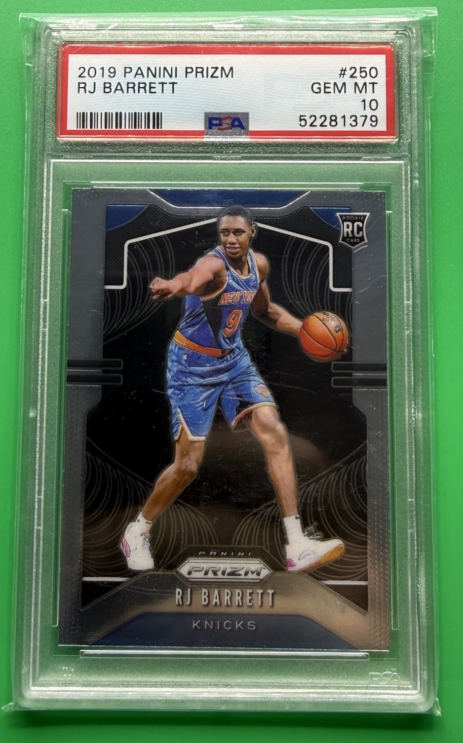 2019-20 Panini Prizm RJ Barrett #250 PSA 10 Gem Mint Rookie RC