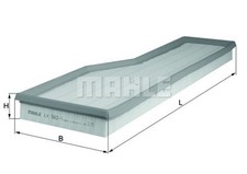 MAHLE ORIGINAL Luftfilter Motor Air Filter LX 582/1