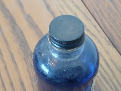 Vintage Trico Windshield Washer Solvent Glass bottle, good shape