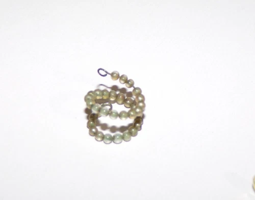 Vintage Barbie Midge Clear White Pearl Snake Bracelet Commuter Set GUC