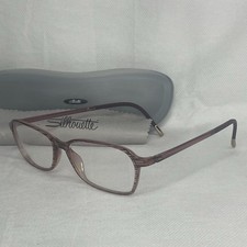 Silhouette SPX Illusion Havana Mauve Grain Frame ONLY 1605 75 3530 50 14-130