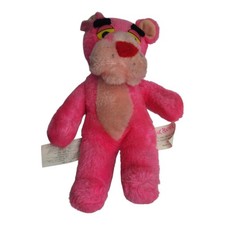 Pink Panther Plush Stuffed Animal Vintage 1980 Retro 80's Mighty Star 9"