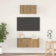 vidaXL Set mobile TV 2 pcs rovere artigianale 80 x 30 x 30 cm