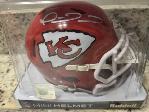 Patrick Mahomes Signed Mini Helemt - JSA Authentication