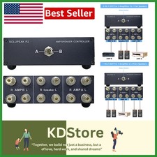 P2 2-Way Passive Audio Switcher Box: Seamless A/B Equipment Comparison