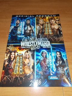 Wrestlemania 42 official program BRAND NEW UNREAD!