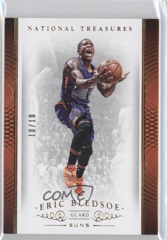 2014-15 Panini National Treasures Gold 10/10 Eric Bledsoe #8 0c3