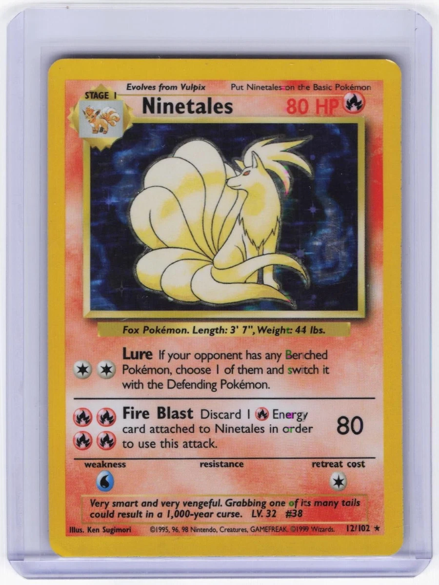 Las mejores ofertas en Ninetales 012/102 Base Set | eBay